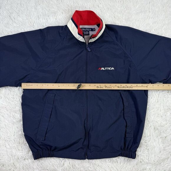Vintage Nautica Blue Water Challenge Jacket XCVIII Full Zip Mens Size L - Picture 5 of 12